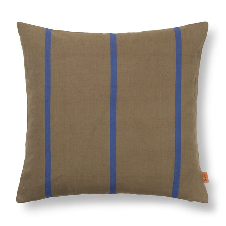 Grand kudde 50x50 cm - Olive-bright blue - ferm LIVING