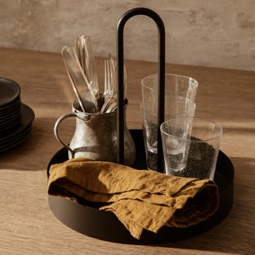 Grib Tray bricka - Black - Ferm Living