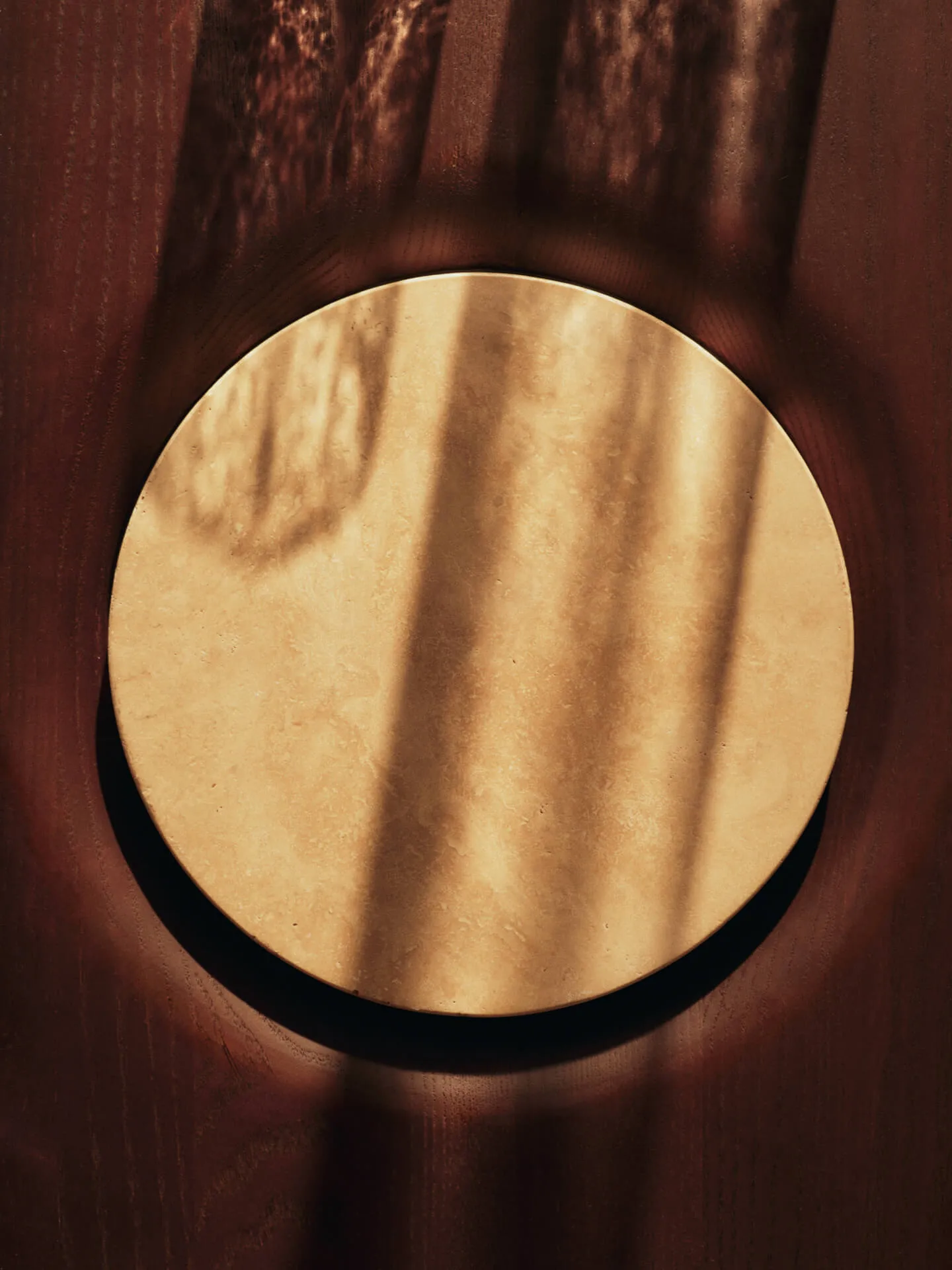 Grova soffbord, Travertine, 155x55x34 m Ferm Living