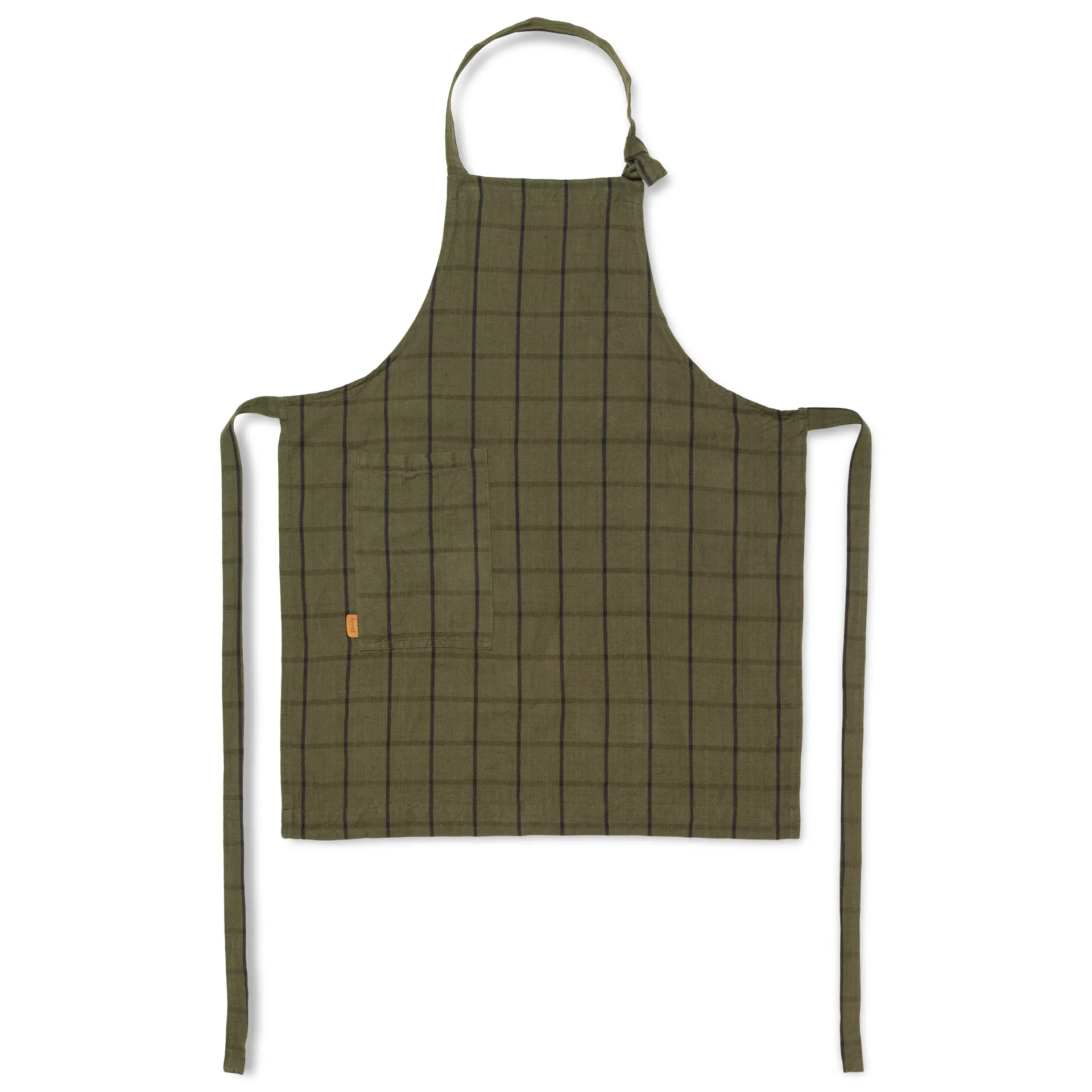 Hale förkläde, Grön-svart Ferm Living