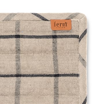 Hale grytlapp 2-pack - Sand-svart - Ferm Living