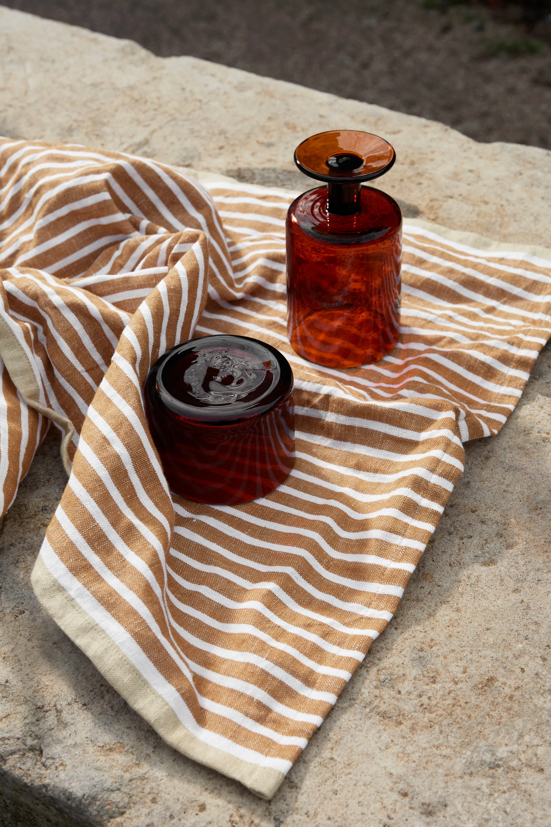 Hale kökshandduk 50x70 cm, Golden brown-silver fern Ferm Living