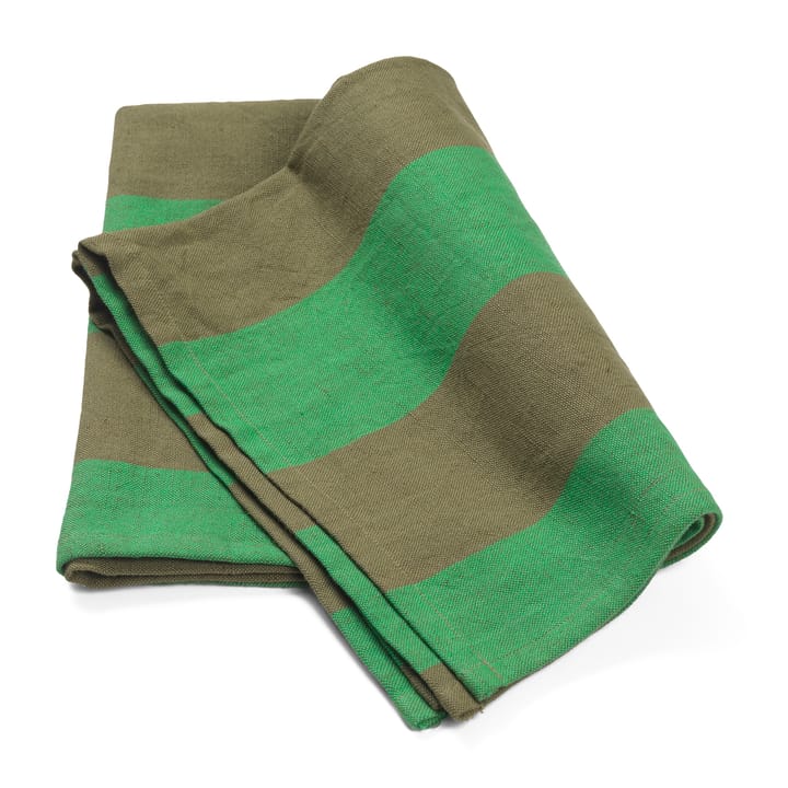 Hale kökshandduk 50x70 cm, Olive-green Ferm Living