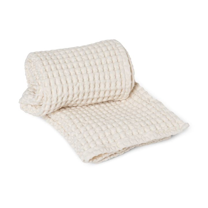 Handduk ekologisk bomull off-white - 50x100 cm - Ferm Living