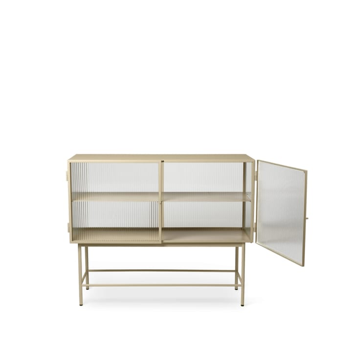 Haze sideboard - cashmere, vågigt glas - Ferm LIVING