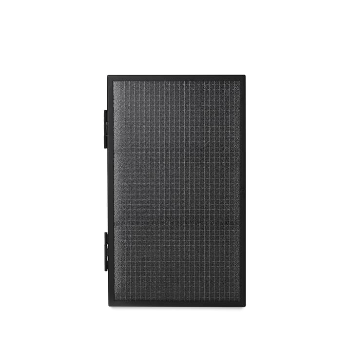 Haze Väggskåp - black, rutigt glas - Ferm LIVING