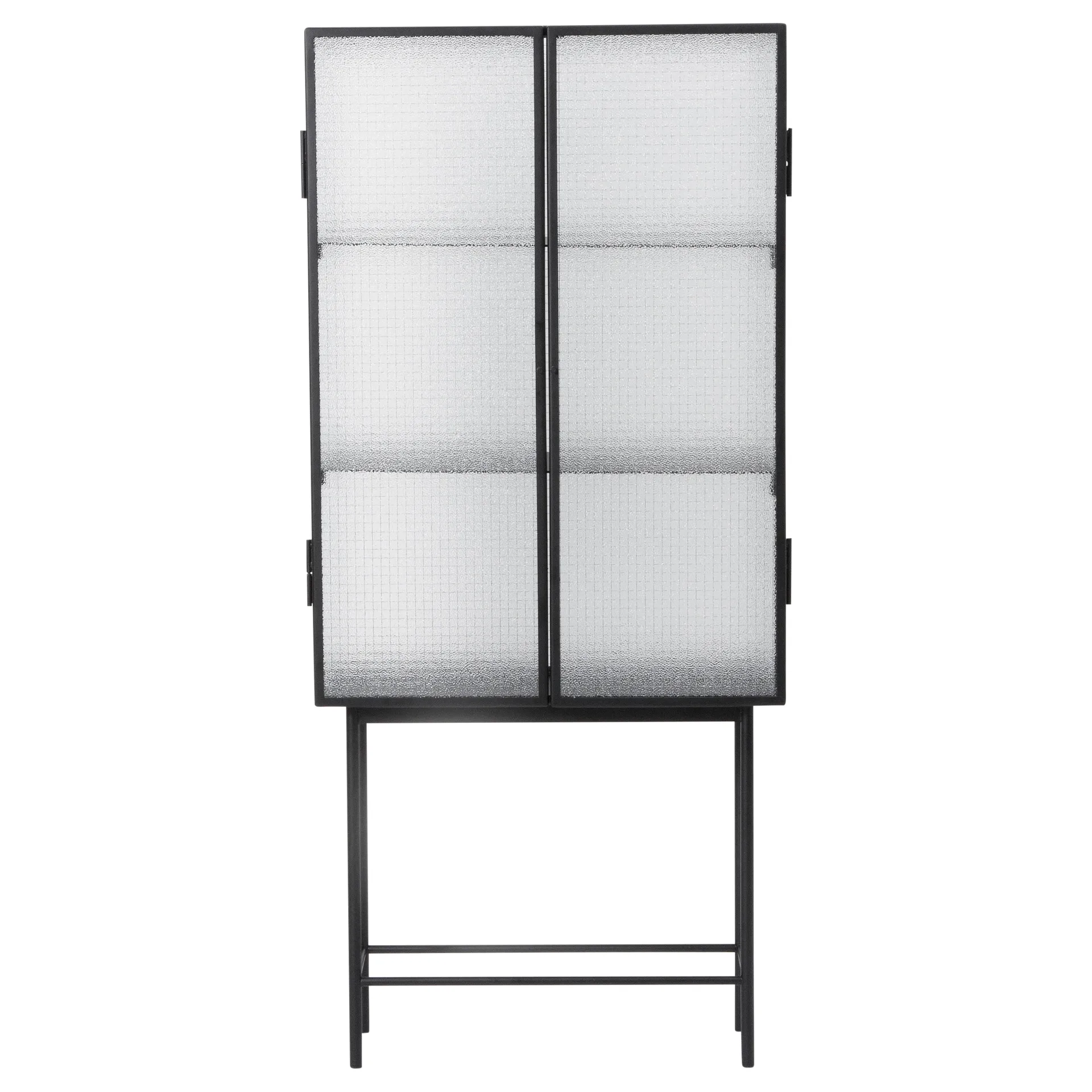 Haze vitrinskåp, Svart Ferm Living
