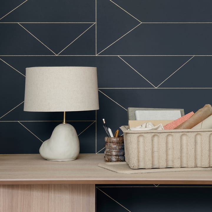 Hebe lampfot small, Off-white matt Ferm Living