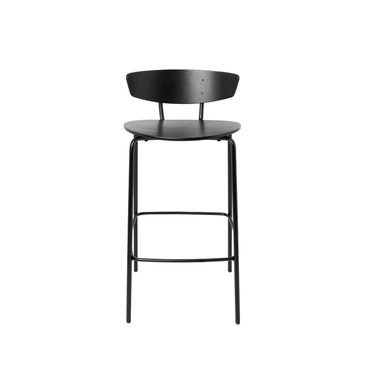 Herman barstol låg - svart - Ferm Living