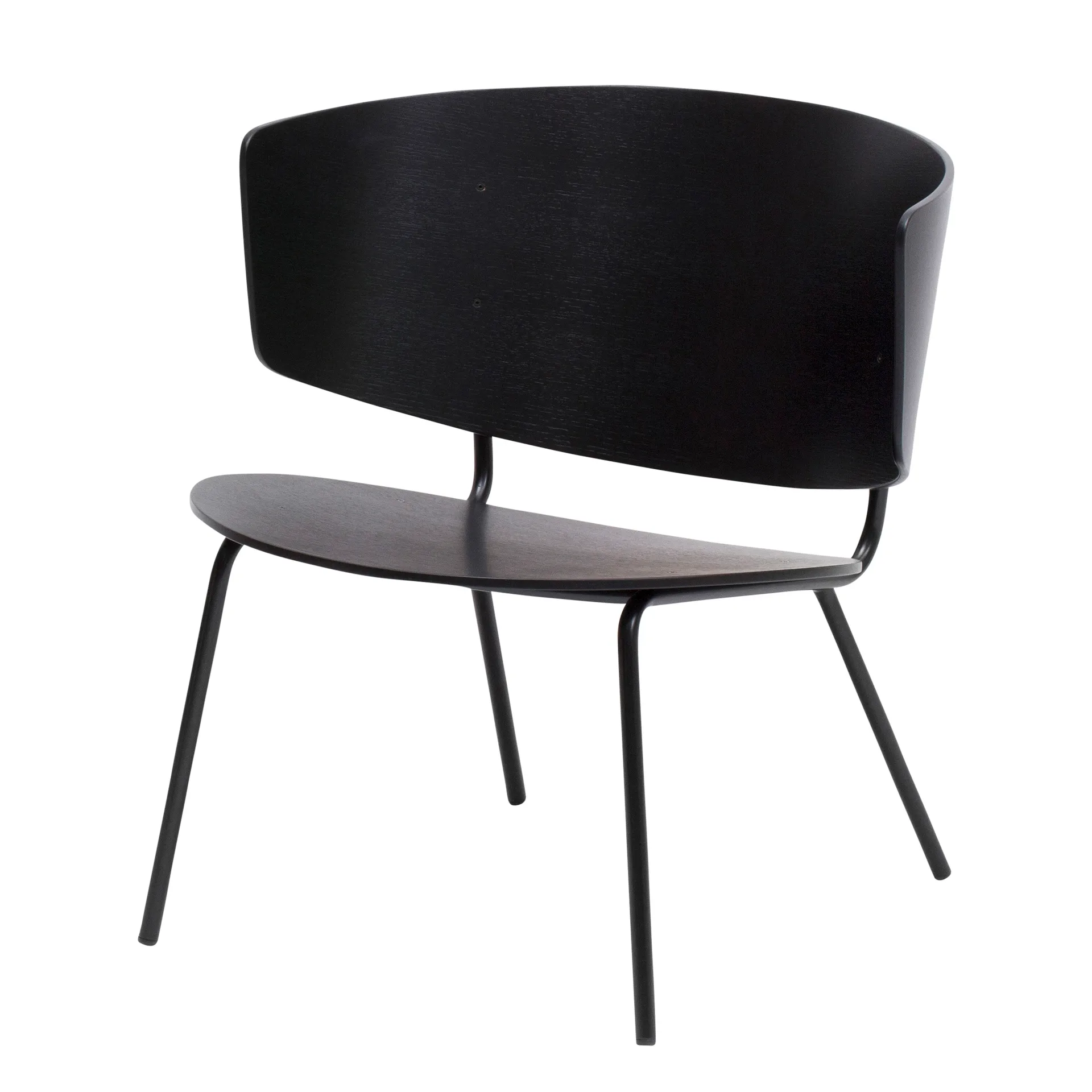 Herman loungestol, Svart Ferm Living