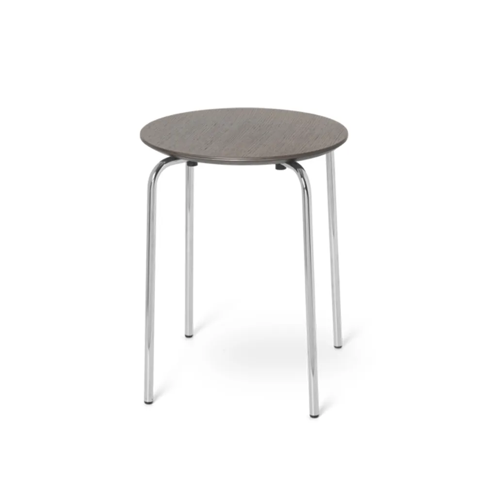 Herman Pall, Oak dark stained-svart stålstativ Ferm Living