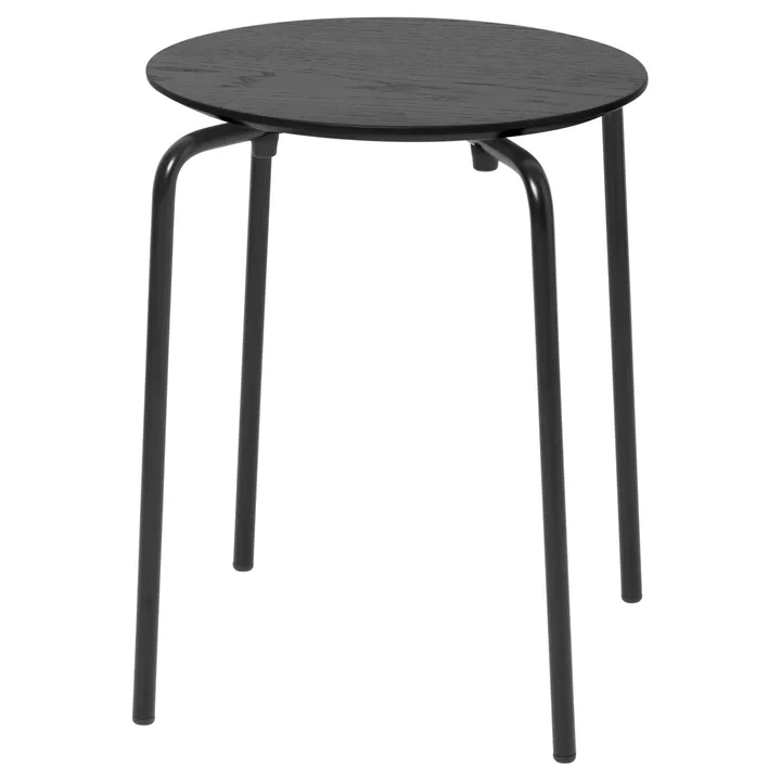Herman rund pall - Black, Ø30,5x45 cm - Ferm Living