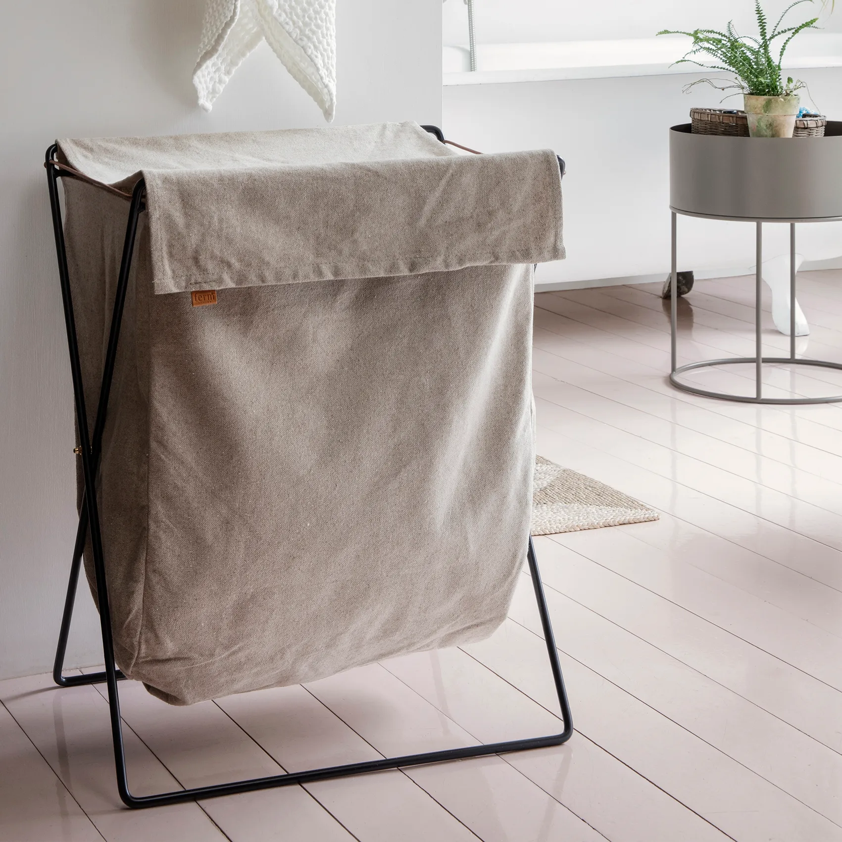 Herman tvättkorg, Svart Ferm Living