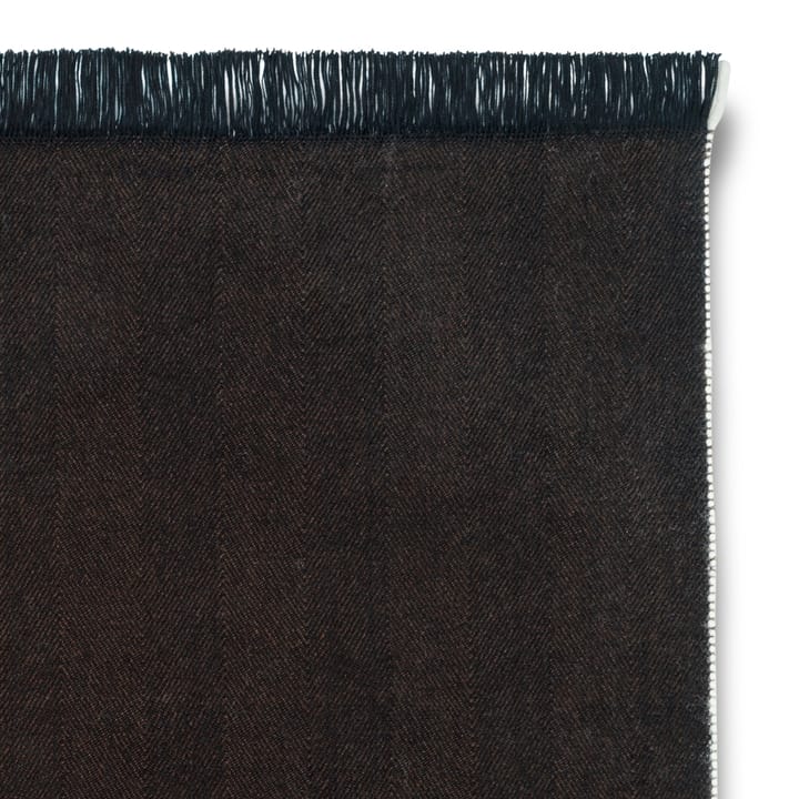 Herringbone pläd 120x180 cm, Dark coffee Ferm Living