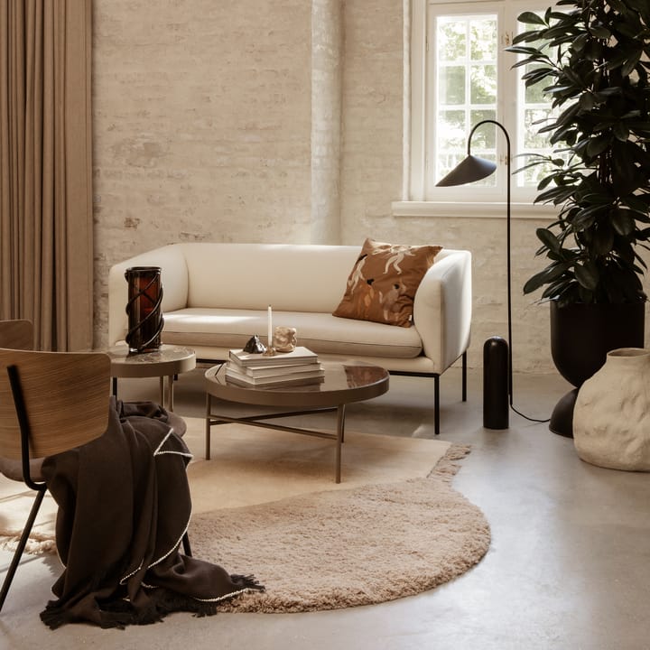 Herringbone pläd 120x180 cm, Dark coffee Ferm Living