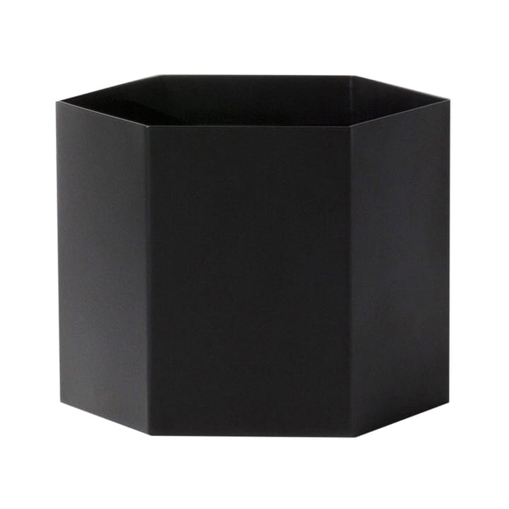 Hexagon kruka svart, x-large Ferm Living