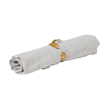 Holly leaf servettring Ø5,3 cm 4-pack - Brass - Ferm Living