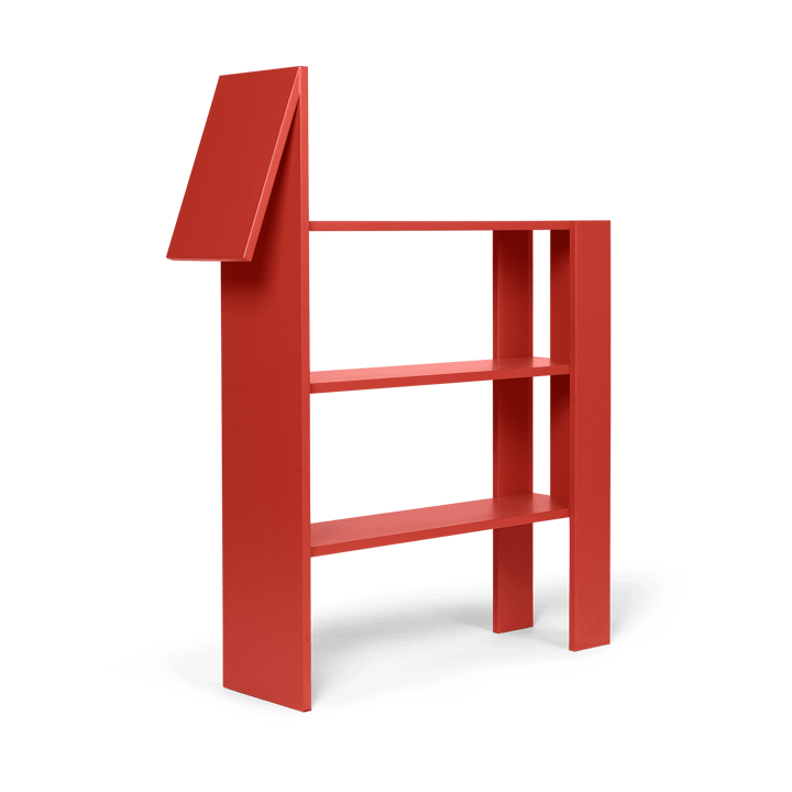 Horse bokhylla 91x111 cm - Poppy Red - Ferm Living