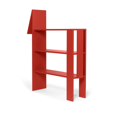 Horse bokhylla 91x111 cm - Poppy Red - Ferm Living