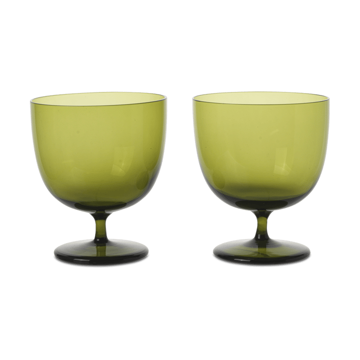 Host dricksglas 20 cl 2-pack - Moss Green - Ferm Living