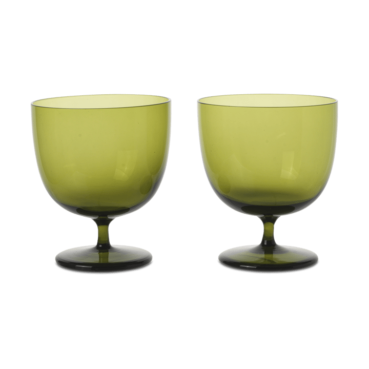 Host dricksglas 20 cl 2-pack - Moss Green - ferm LIVING