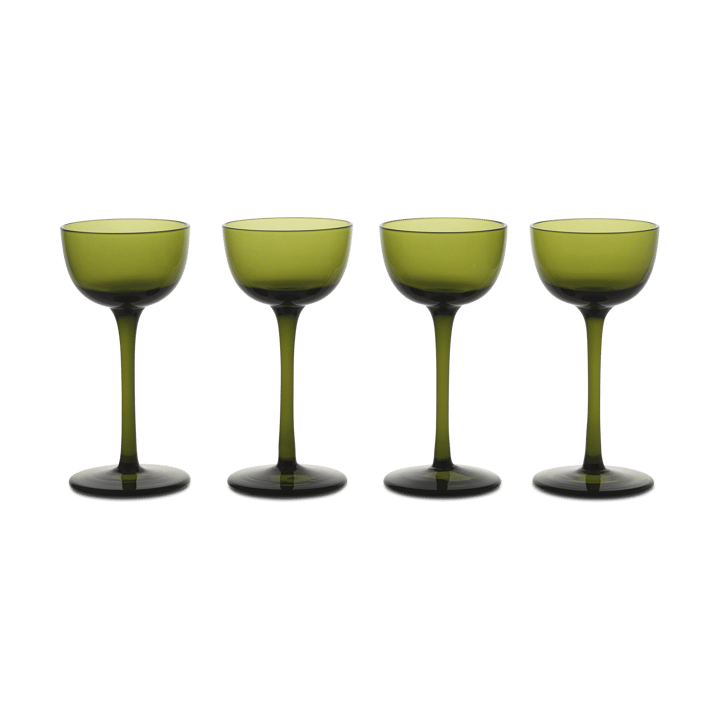 Host likörglas 4-pack - Moss Green - Ferm Living