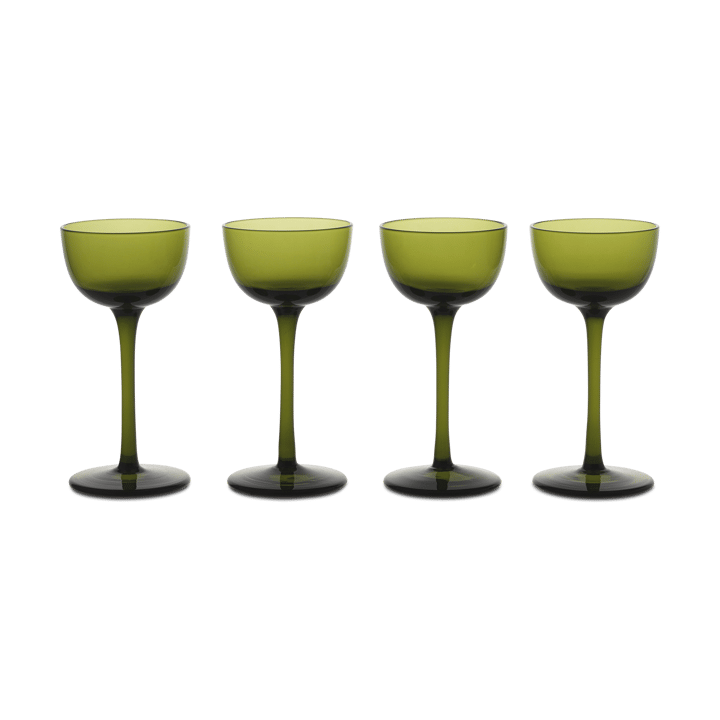 Host likörglas 4-pack - Moss Green - Ferm LIVING