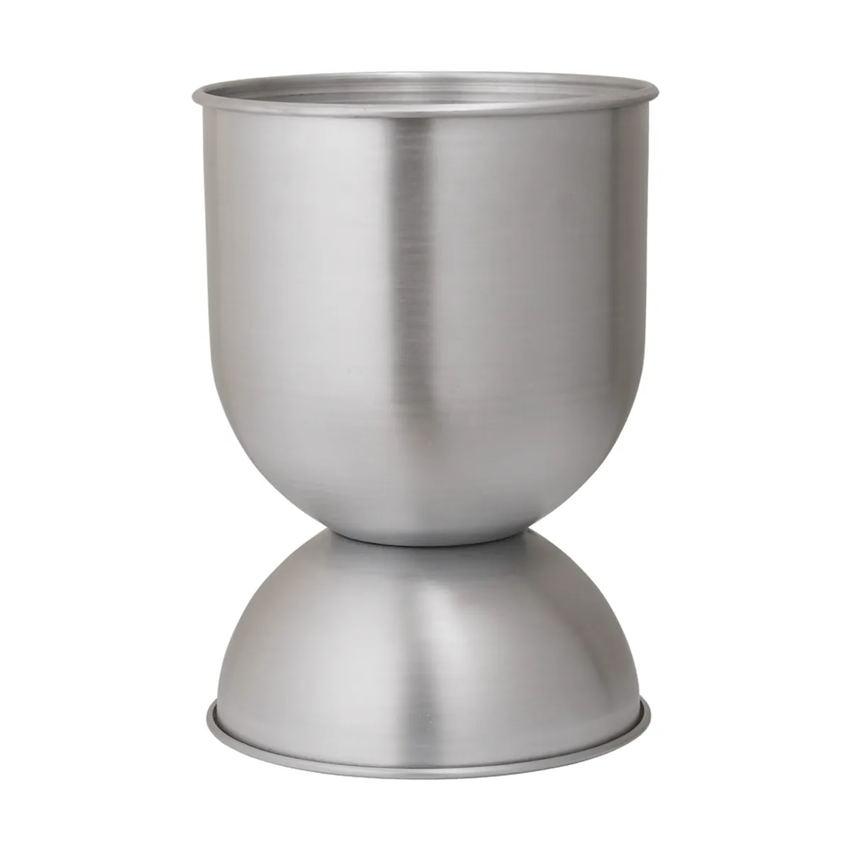 Hourglass kruka liten Ø30 cm, Aluminium Ferm Living