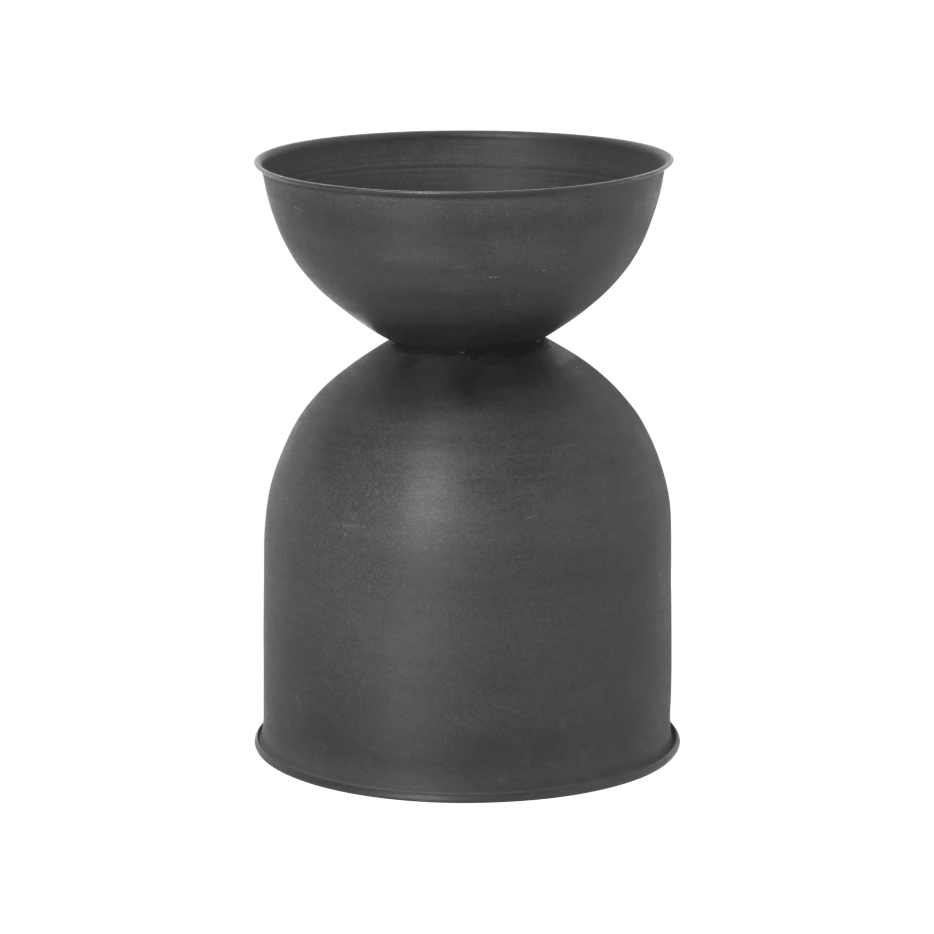 Hourglass kruka liten Ø30 cm, Svart-mörkgrå Ferm Living