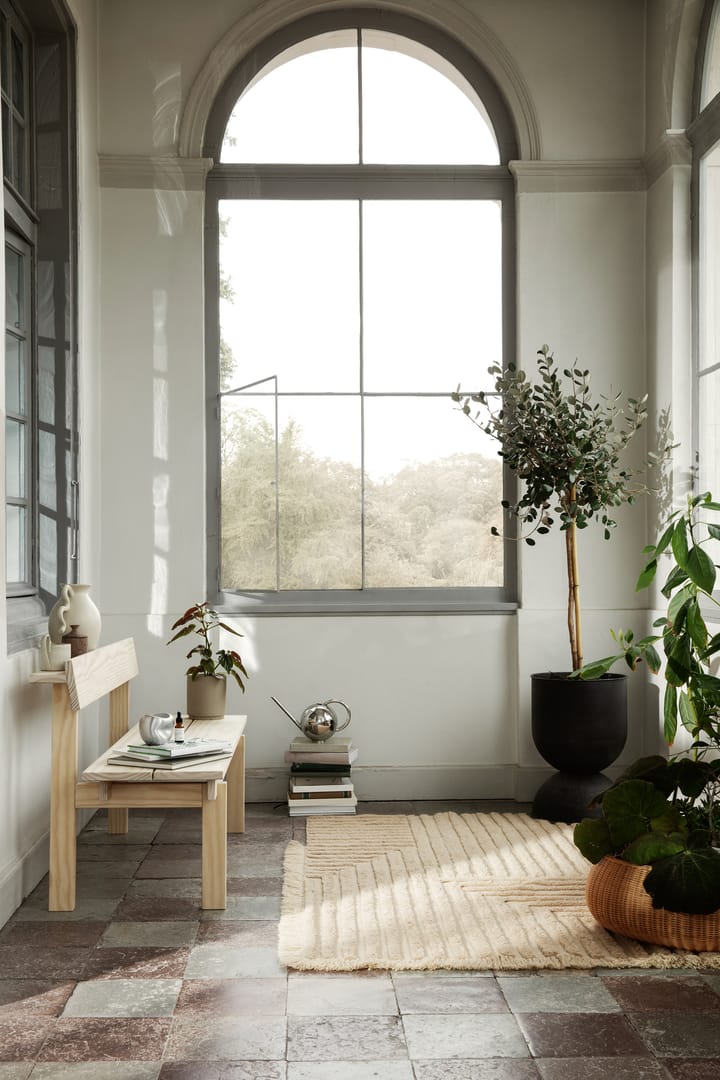 Hourglass kruka medium Ø41 cm, Svart-mörkgrå Ferm Living