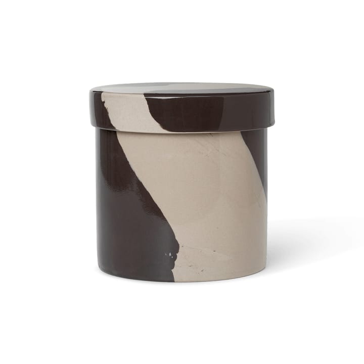 Inlay förvaringsburk Ø14,5 cm - Sand-brown - Ferm Living
