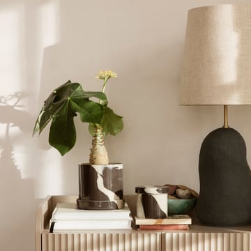 Inlay förvaringsburk Ø9,8 cm - Sand-brown - Ferm Living