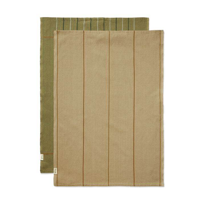 Ito kökshandduk 50x70 cm 2-pack - Seaweed-flax - Ferm Living