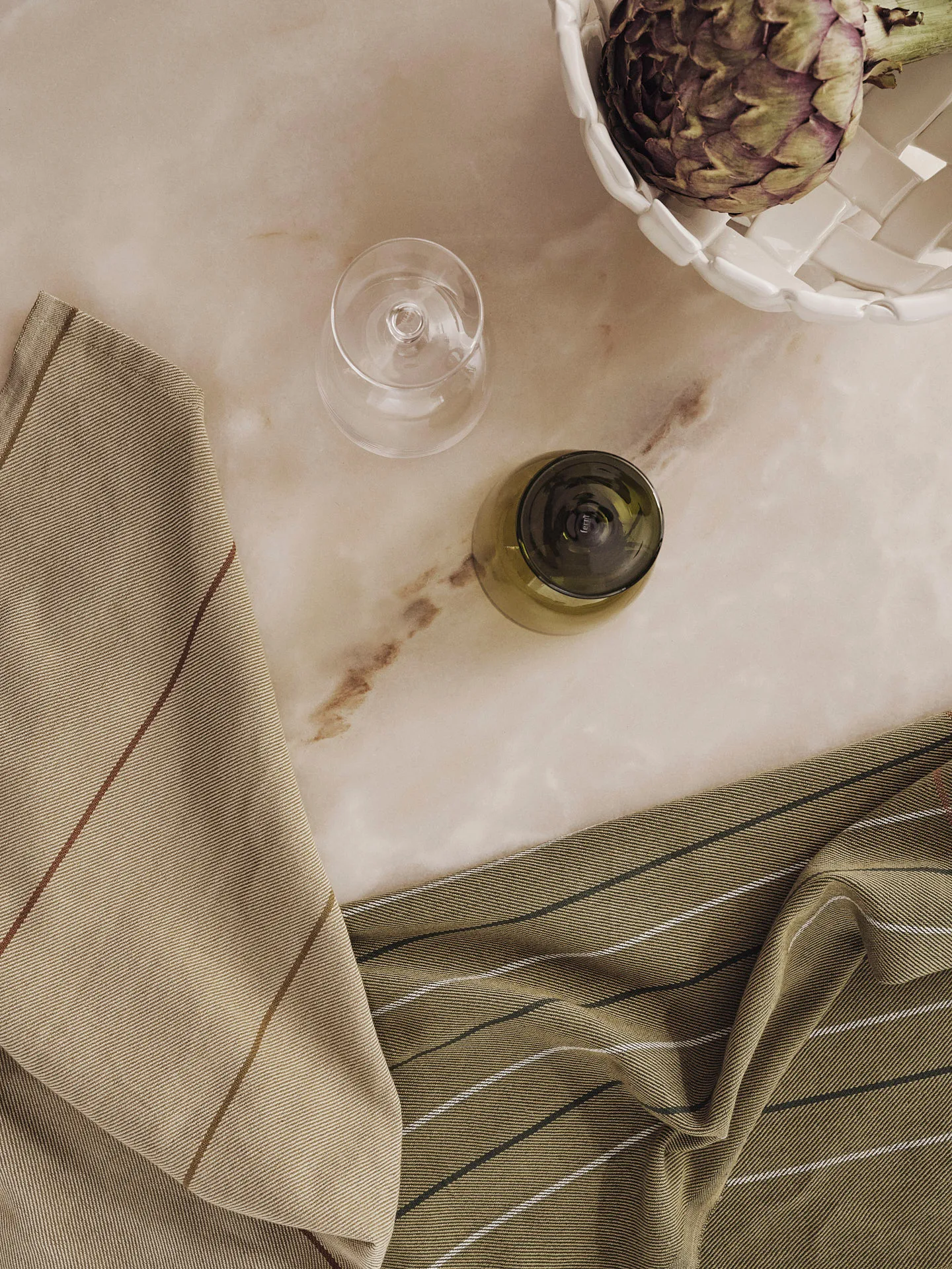 Ito kökshandduk 50x70 cm 2-pack, Seaweed-flax Ferm Living