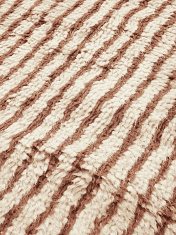 Kami matta - Off white-red brown, 80x120 cm - Ferm Living