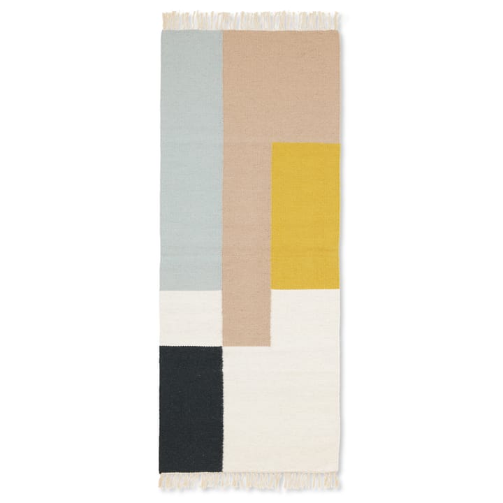 Kelim matta 70x180 cm - Squares - ferm LIVING