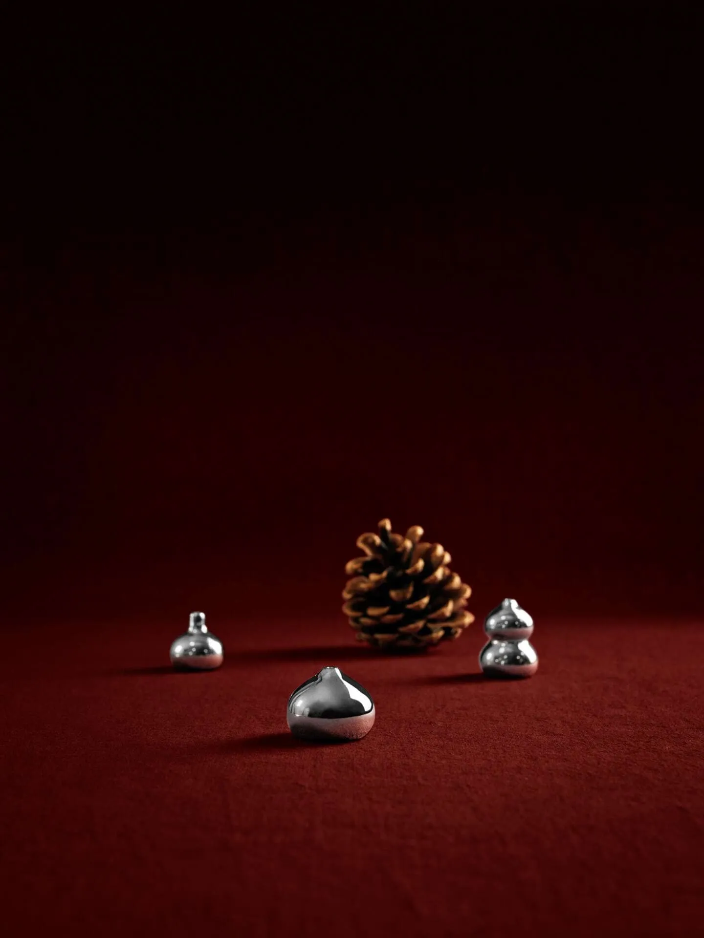 Komo vas mini set om 3, Silver Ferm Living