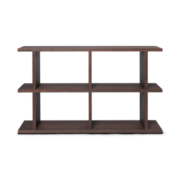 Kona bokhylla 2x2 - Dark stained - Ferm Living