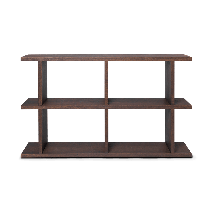 Kona bokhylla 2x2 - Dark stained - Ferm Living