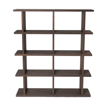 Kona bokhylla 2x4 - Dark stained - Ferm Living
