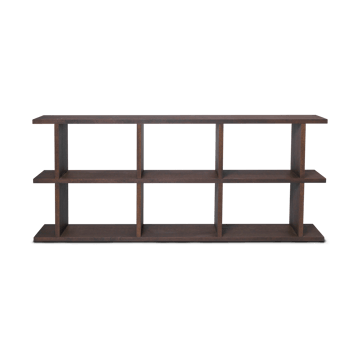 Kona bokhylla 3x2 - Dark stained - Ferm Living