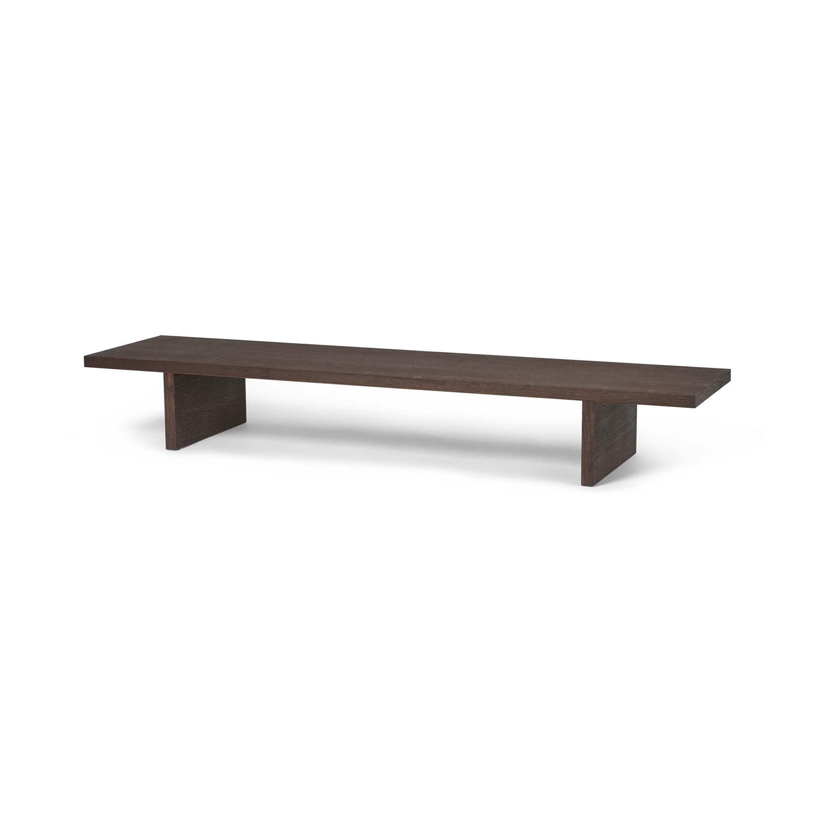 Kona display table sidobord, Dark stained oak veneer Ferm Living