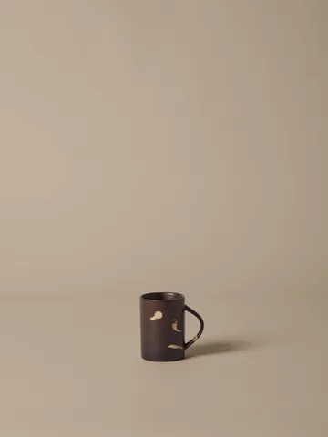 Koyo mugg 30 cl - Dark brown-buff - Ferm Living