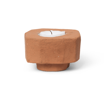 Kurinu ljusstake - Terracotta - Ferm Living
