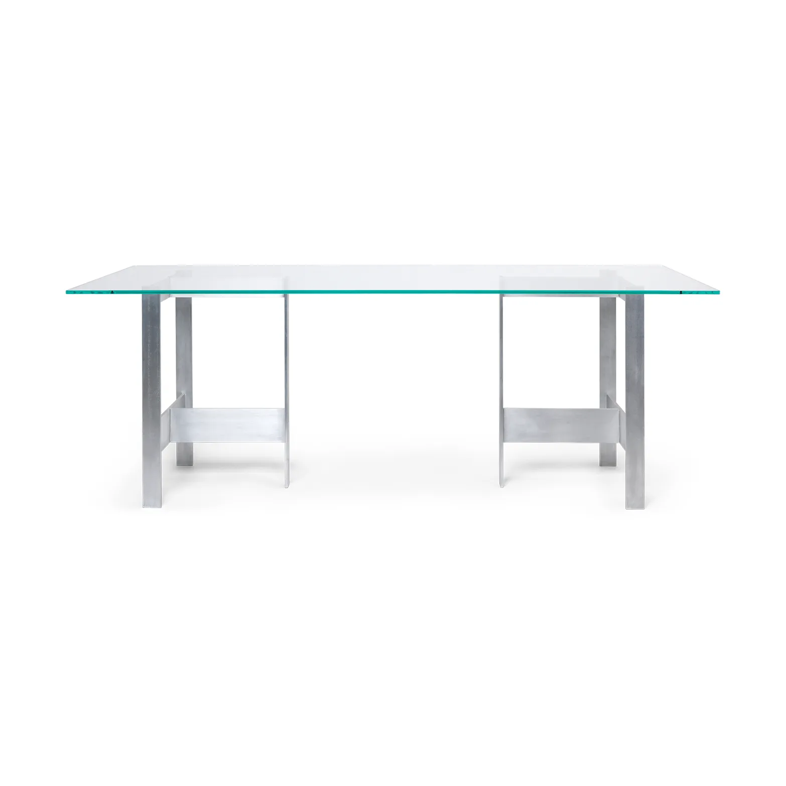 Lager matbord 90x200 cm, Glass-aluminium Ferm Living