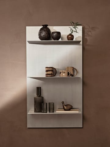 Lager vägghylla triple 55x100 cm - Aluminium - Ferm Living