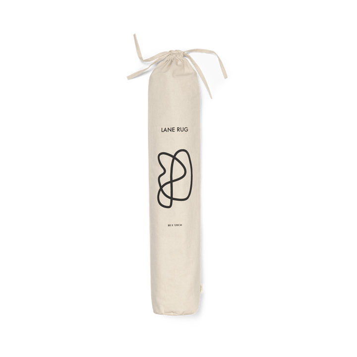 Lane matta 70x105 cm, Off-white-Chocolate Ferm Living