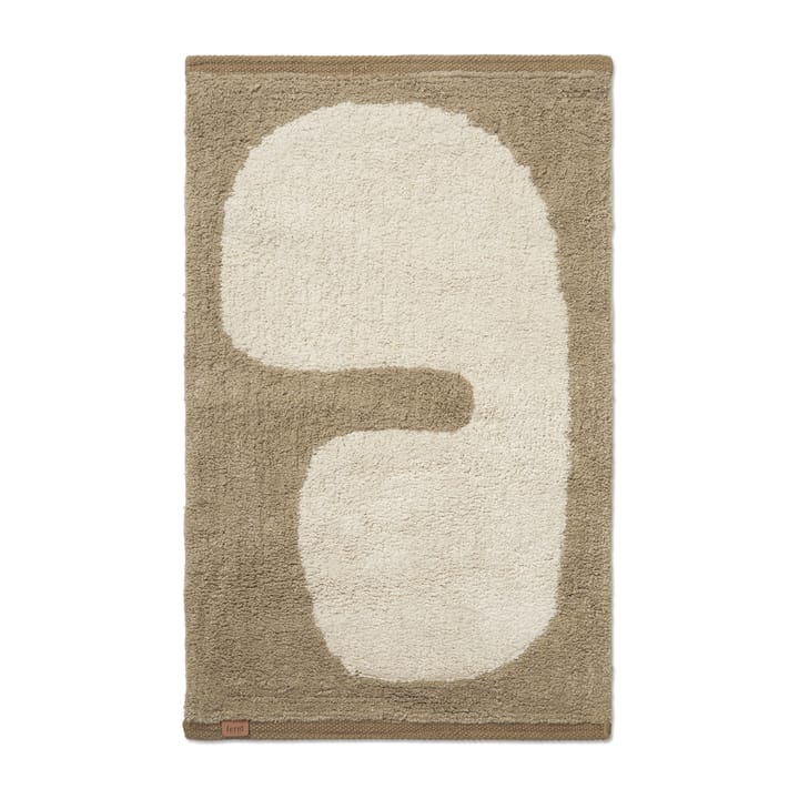 Lay badrumsmatta 50x70 cm - Dark taupe-off white - Ferm Living