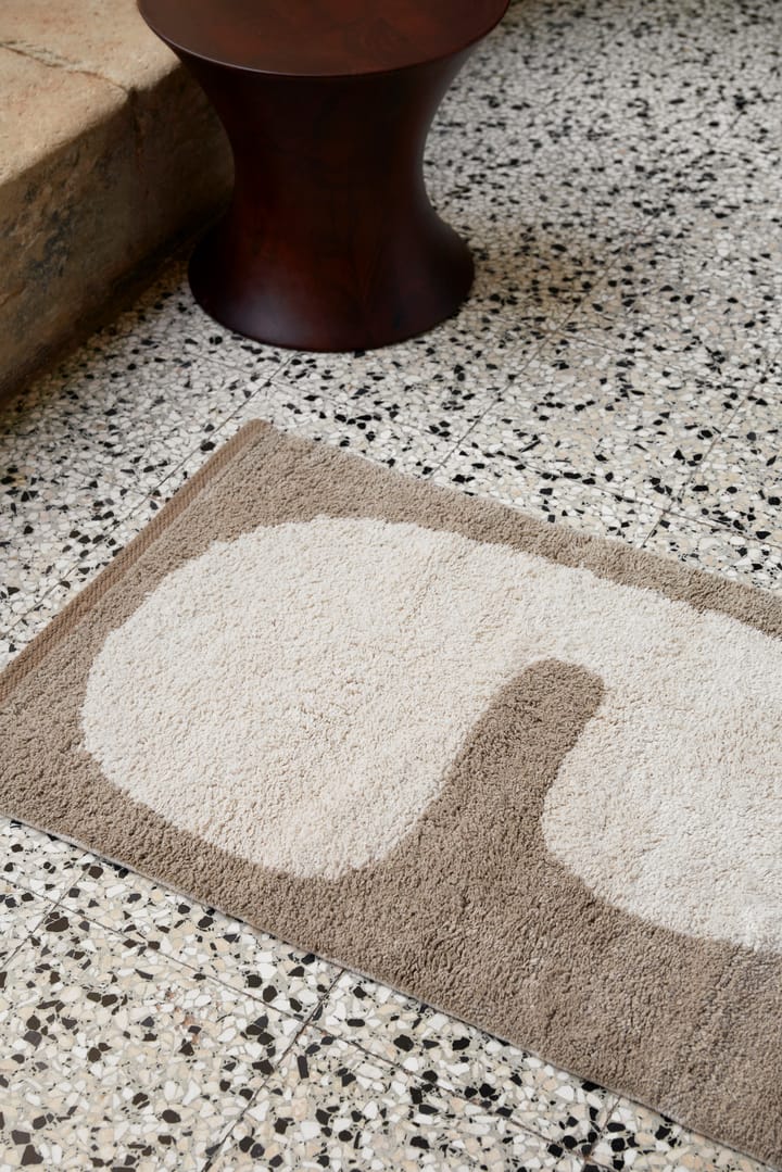 Lay badrumsmatta 50x70 cm, Dark taupe-off white Ferm Living