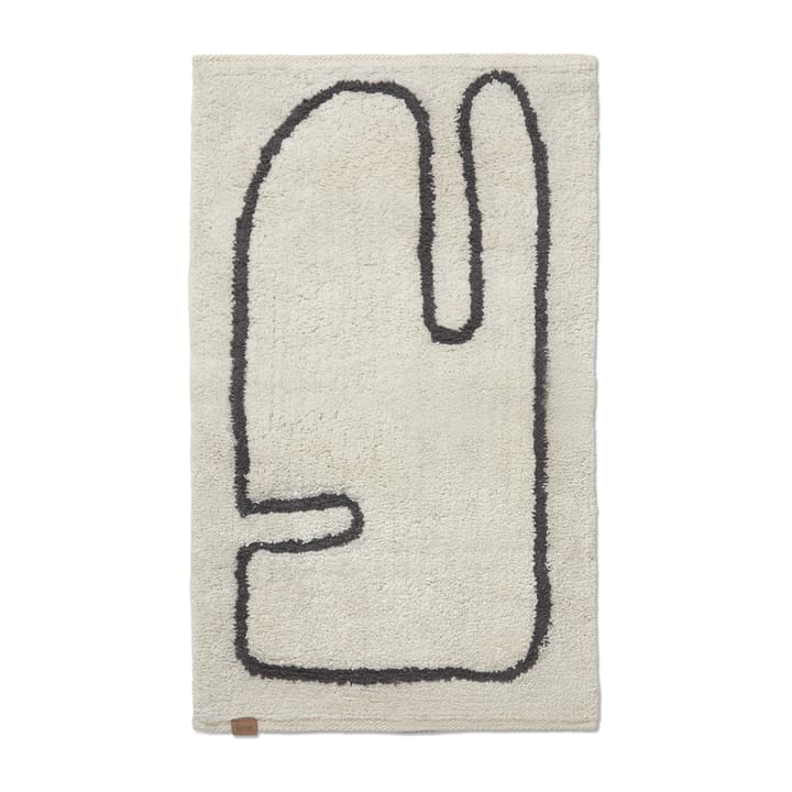 Lay badrumsmatta 50x70 cm - Off white-coffee - Ferm Living